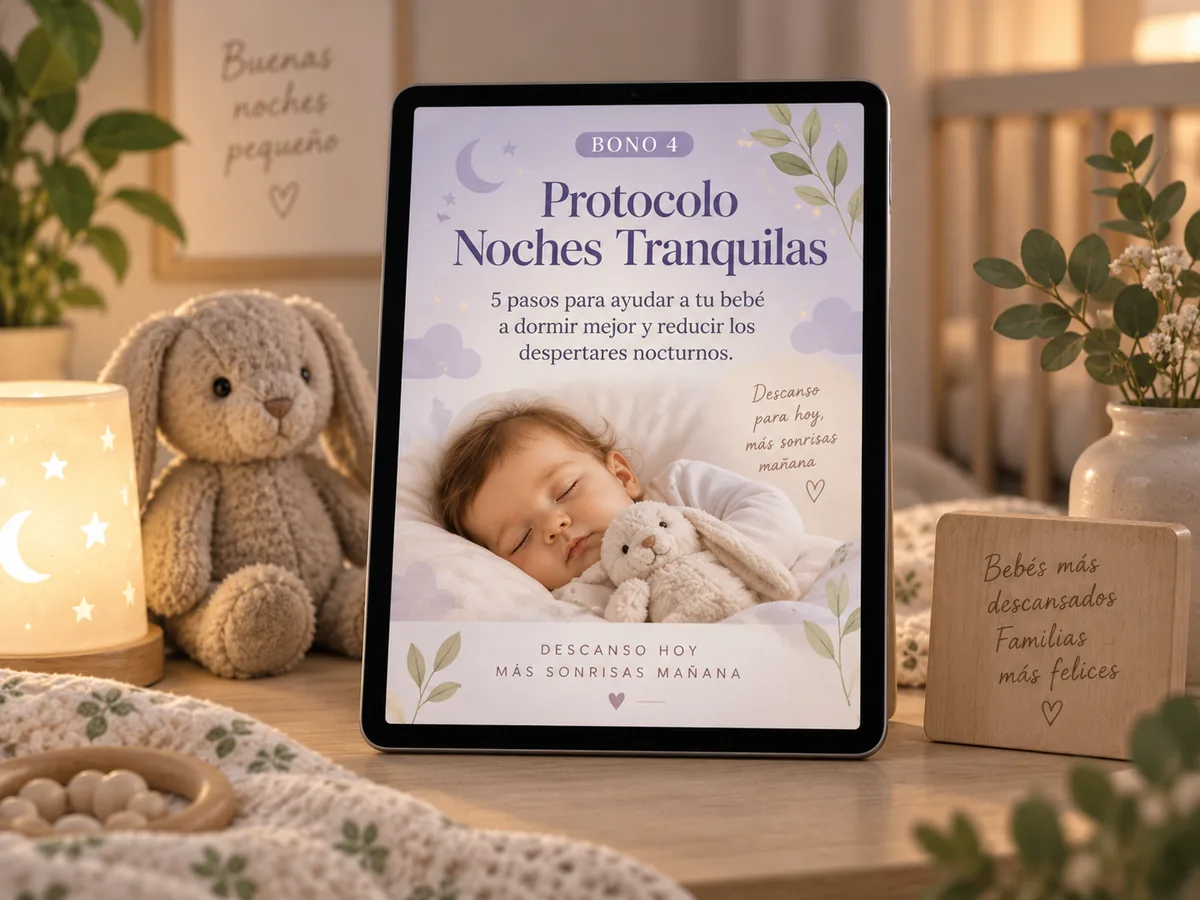 Protocolo Noches Tranquilas presentado en una tableta